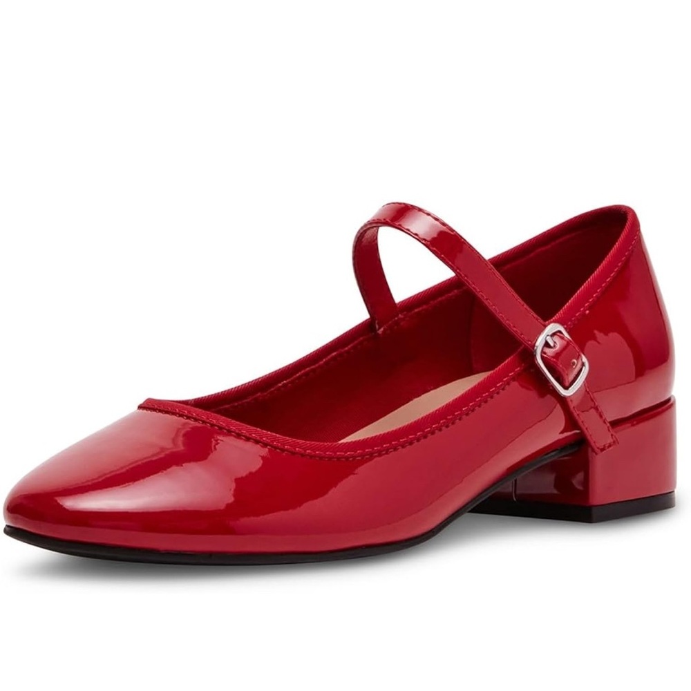 Madden girl Red Mary Jane Shoes great used condition